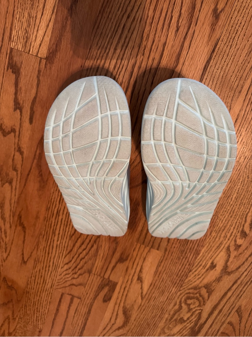 Hoka One Light Blue Slip-On Unisex Athletic Slide Sandals - Women’s Size 8 - Picture 5 of 6